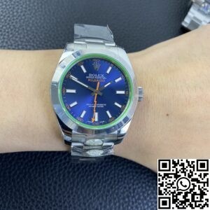 AR Factory Replica Rolex Milgauss M116400gv-0002 Blue Dial