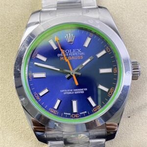 AR Factory Replica Rolex Milgauss M116400gv-0002 Blue Dial
