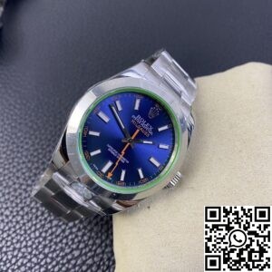AR Factory Replica Rolex Milgauss M116400gv-0002 Blue Dial