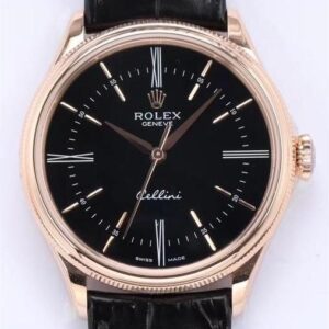 EW Factory Replica Rolex Cellini Moonphase M50505-0009 Black Dial Series