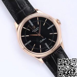 EW Factory Replica Rolex Cellini Moonphase M50505-0009 Black Dial Series