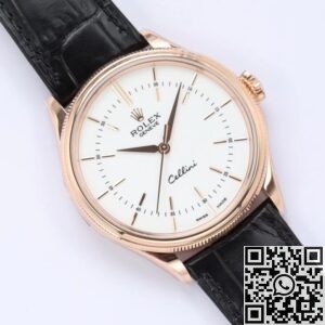 EW Factory Replica Rolex Cellini Moonphase M50505-0021 White Dial Series