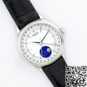 EW Factory Replica Rolex Cellini Moonphase M50535-0002 White Dial Series