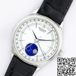 EW Factory Replica Rolex Cellini Moonphase M50535-0002 White Dial Series