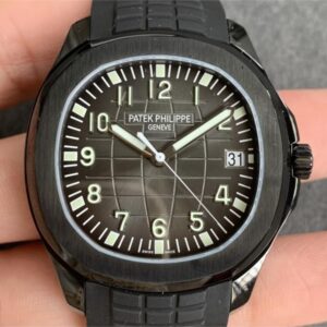 ZF Factory Replica Patek Philippe Aquanaut 5167A Black Rubber Strap