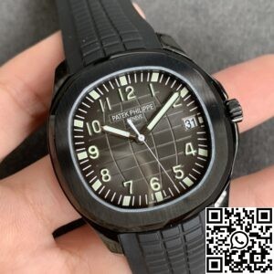 ZF Factory Replica Patek Philippe Aquanaut 5167A Black Rubber Strap