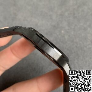 ZF Factory Replica Patek Philippe Aquanaut 5167A Black Rubber Strap