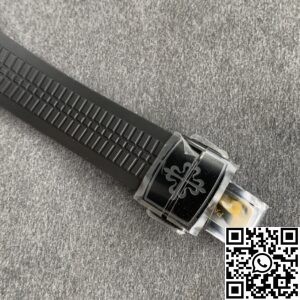 ZF Factory Replica Patek Philippe Aquanaut 5167A Black Rubber Strap