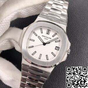 3K Factory Replica Patek Philippe Nautilus 5711/1A-011 White Dial