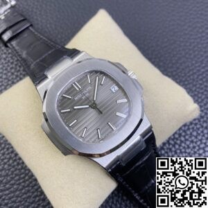 3K Factory Replica Patek Philippe Nautilus 5711G-001 Dark Gray Dial