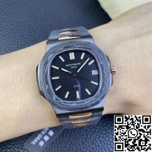 Customized Patek Philippe Nautilus 5711 Carbon Fiber Gold Case Series