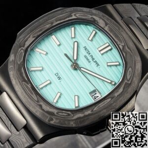 Customized Patek Philippe Nautilus 5711 Carbon Fiber Tiffany Blue Dial Series