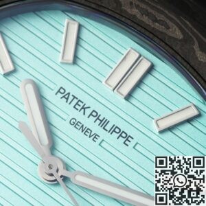 Customized Patek Philippe Nautilus 5711 Carbon Fiber Tiffany Blue Dial Series