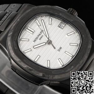 Customized Patek Philippe Nautilus 5711 Carbon Fiber White Dial Series