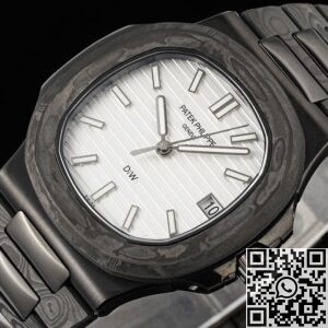 Customized Patek Philippe Nautilus 5711 Carbon Fiber White Dial Series