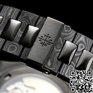 Customized Patek Philippe Nautilus 5711 Carbon Fiber White Dial Series