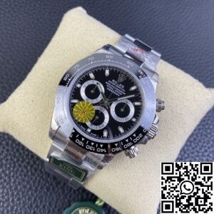 King Factory Replica Rolex Cosmograph Daytona M126500LN-0002 Black Dial Series