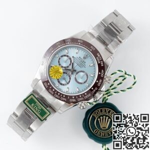 King Factory Replica Rolex Cosmograph Daytona M116506-0001 Ice Blue Dial