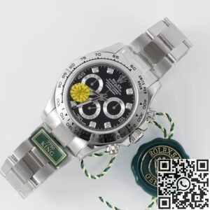 King Factory Replica Rolex Cosmograph Daytona M116509-0055 Black Dial