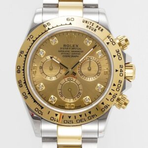 King Factory Replica Rolex Cosmograph Daytona M116503-0006 Golden Panda Dial