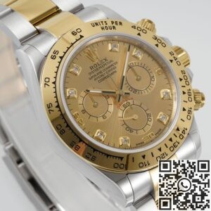 King Factory Replica Rolex Cosmograph Daytona M116503-0006 Golden Panda Dial