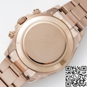 King Factory Replica Rolex Cosmograph Daytona M116505-0008 Black Dial Rose Gold 904L