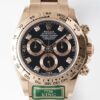 King Factory Replica Rolex Cosmograph Daytona M116505-0015 Black Dial Rose Gold