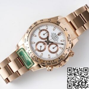 King Factory Replica Rolex Cosmograph Daytona M116505 White Panda Dial