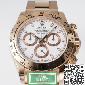 King Factory Replica Rolex Cosmograph Daytona M116505 White Panda Dial