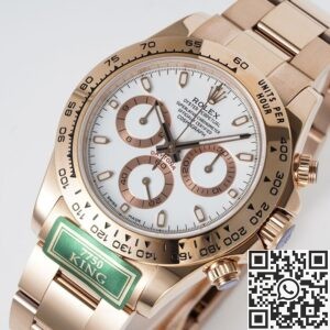 King Factory Replica Rolex Cosmograph Daytona M116505 White Panda Dial