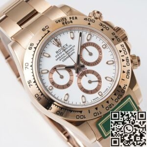 King Factory Replica Rolex Cosmograph Daytona M116505 White Panda Dial