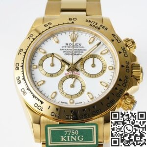 King Factory Replica Rolex Cosmograph Daytona M126508-0001 White Panda Dial