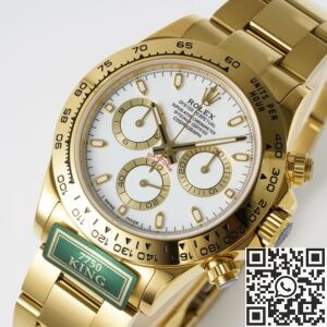 King Factory Replica Rolex Cosmograph Daytona M126508-0001 White Panda Dial
