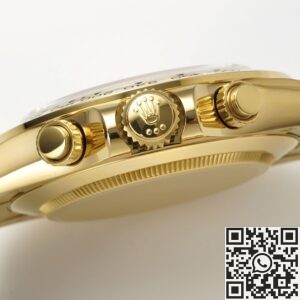 King Factory Replica Rolex Cosmograph Daytona M116508-0008 Gold Watch With Black Dial