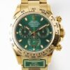 King Factory Replica Rolex Cosmograph Daytona M116508-0013 Gold Watch With Green Dial