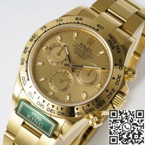King Factory Replica Rolex Cosmograph Daytona M116508-0003 Gold Watch