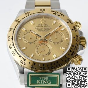 King Factory Replica Rolex Cosmograph Daytona M116503-0003 Golden Panda Dial