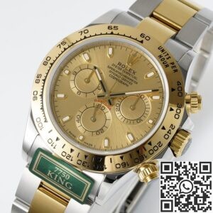 King Factory Replica Rolex Cosmograph Daytona M116503-0003 Golden Panda Dial