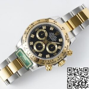 King Factory Replica Rolex Cosmograph Daytona M116503-0008 Diamond Panda Dial