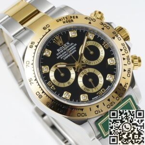 King Factory Replica Rolex Cosmograph Daytona M116503-0008 Diamond Panda Dial