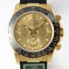 King Factory Replica Rolex Cosmograph Daytona M116518LN-0042 Golden Panda Dial