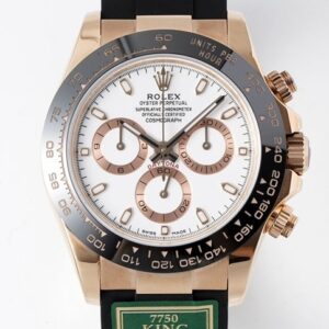 King Factory Replica Rolex Cosmograph Daytona M116515LN-0019 Rose Gold Dial