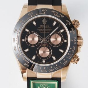 King Factory Replica Rolex Cosmograph Daytona M116515LN-0017 Rose Gold Dial
