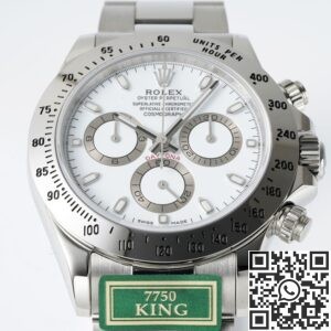 King Factory Replica Rolex Cosmograph Daytona 116520-78590 White Panda Dial
