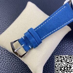 3K Factory Replica Patek Philippe Calatrava 6007A-001 Grey Blue Dial