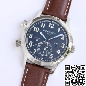 GR Factory Replica Patek Philippe Complications 5524G-001 Brown Leather Strap