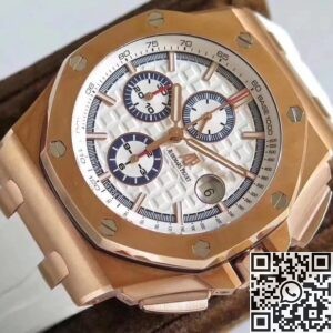 JF Factory Replica Audemars Piguet Royal Oak Offshore 26408OR.OO.A010CA.01 White Panda Dial