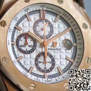 JF Factory Replica Audemars Piguet Royal Oak Offshore 26408OR.OO.A010CA.01 White Panda Dial