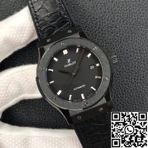 GS Factory Replica Hublot Classic Fusion 542.CM.1171.RX Black Ceramics