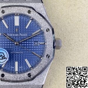 APS Factory Replica Audemars Piguet Royal Oak Frosted 15410BC.GG.1224BC.01 Blue Dial